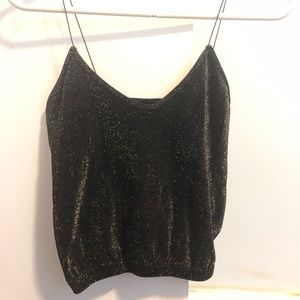 Free People spaghetti strap crop tank